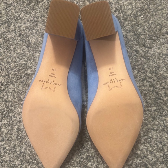 Marc Fischer Light Blue Suede Shoes - Brand New - Picture 3 of 5
